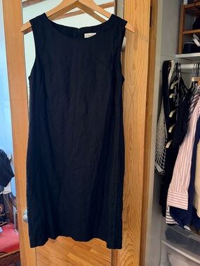 Kim Rogers Black linen dress